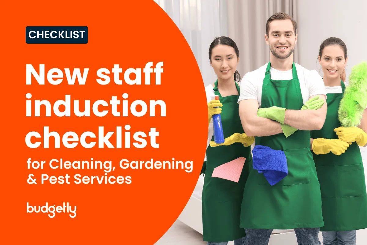 Free Staff Induction Checklist for Cleaning, Gardening & Pest Services industry