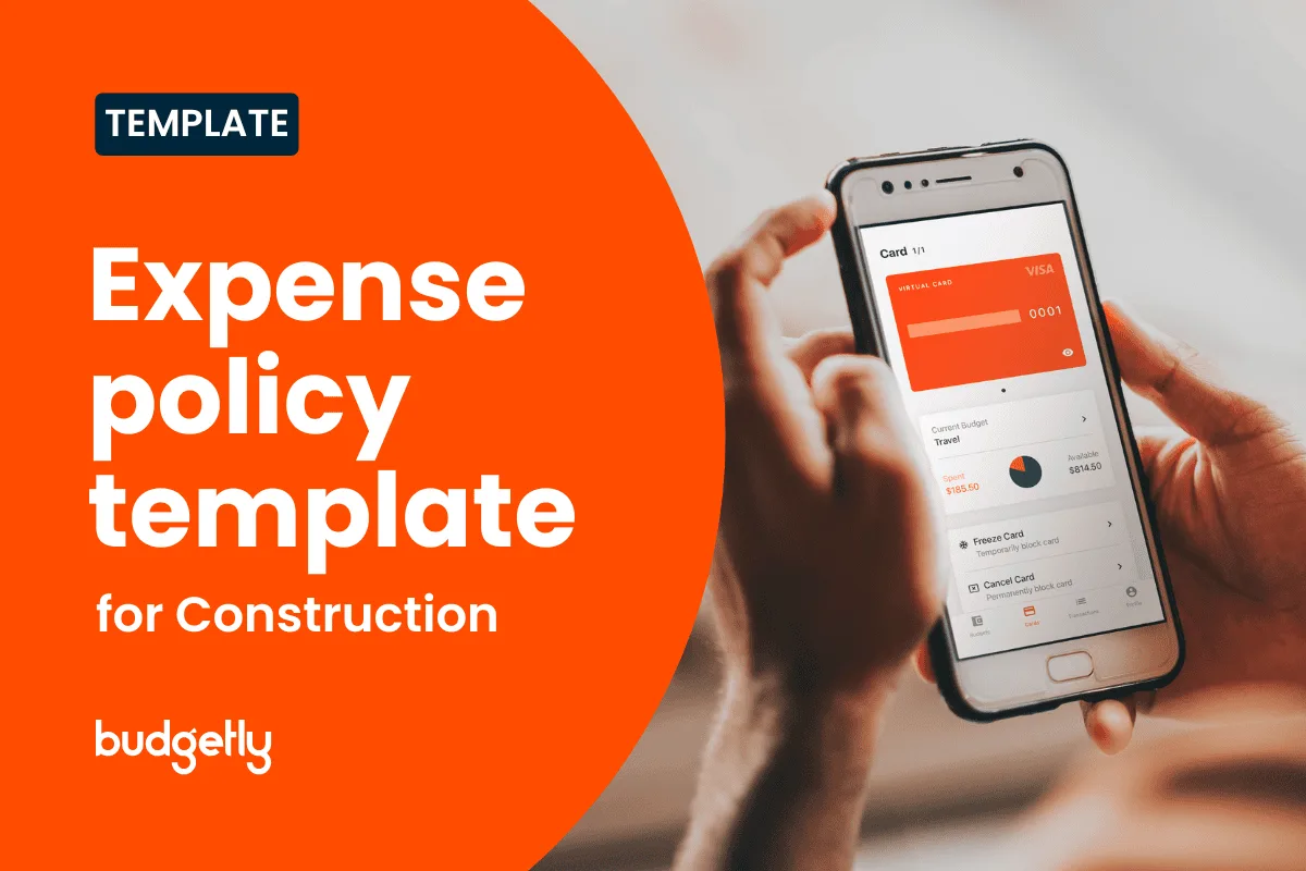 Expense Policy Template for Construction industry