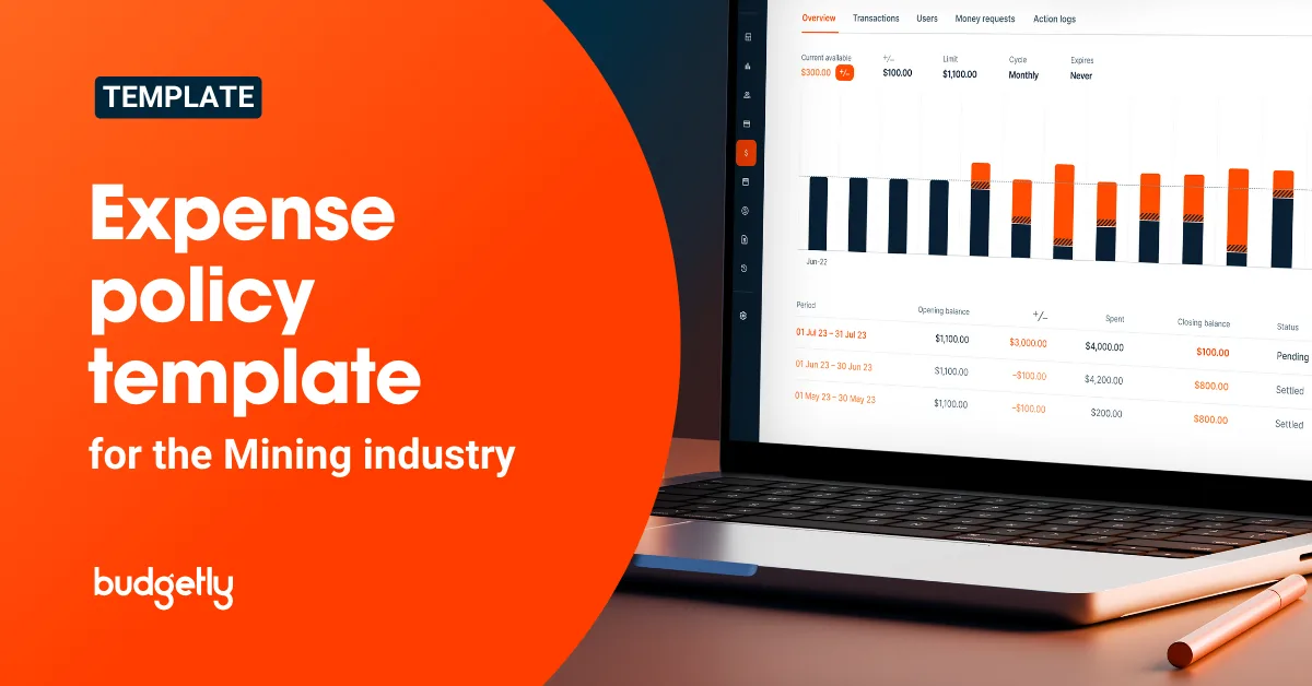 Expense Policy Template for Mining industry