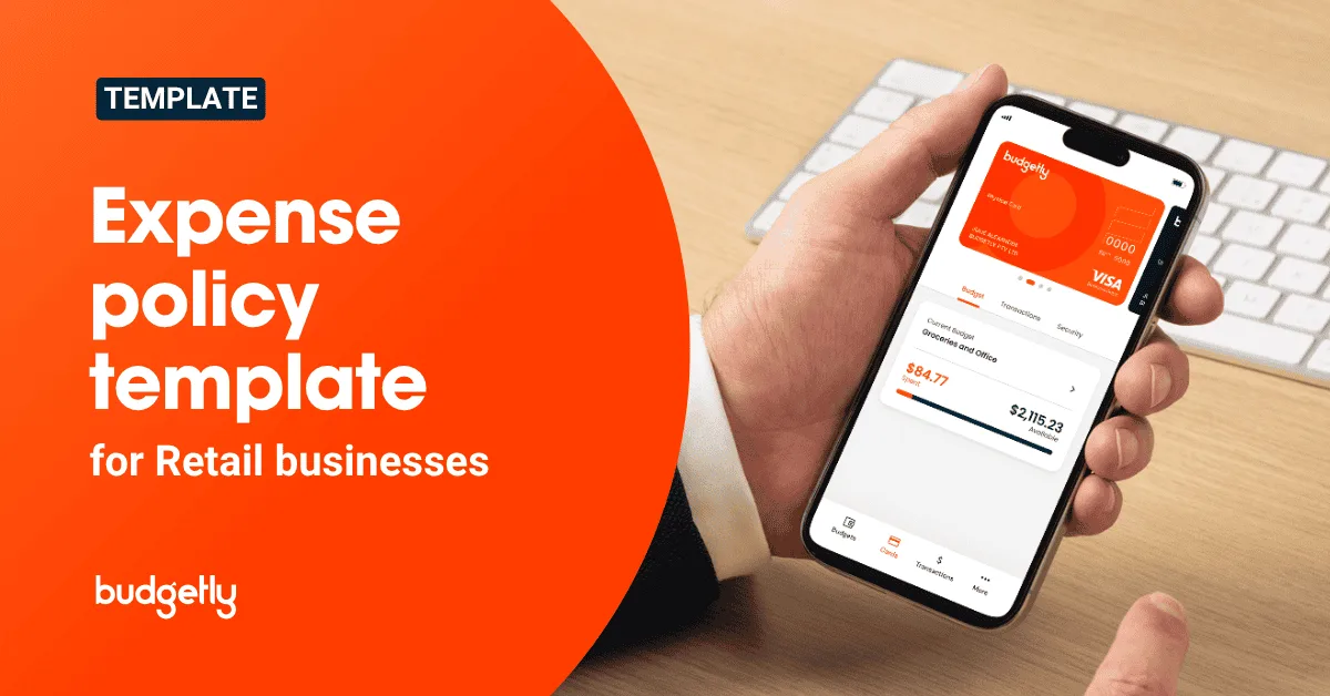 Expense Policy Template for Retail industry