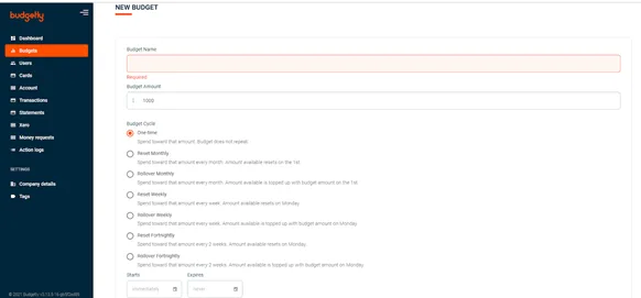Budgets enforced before money leaves, not reviewed after